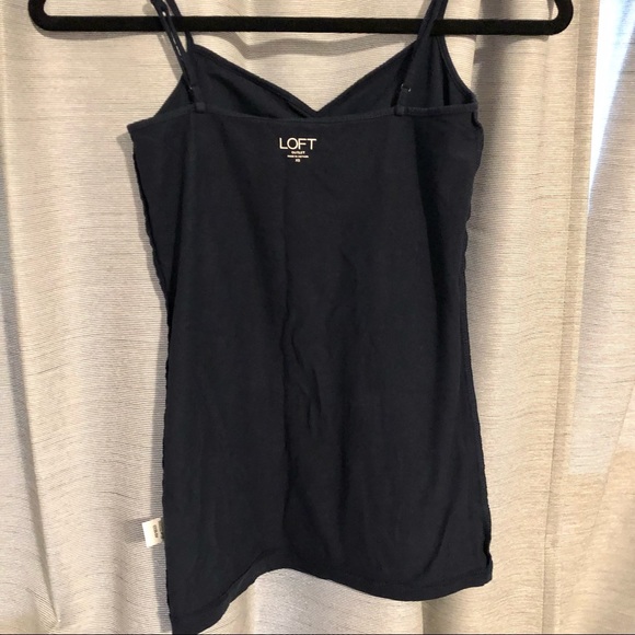 LOFT Outlet Navy Blue Tank Top XS - Picture 3 of 6